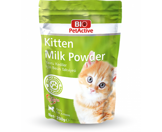 Bio Pet Active Kitten Milk Powder - Yavru Kedi Süt Tozu 200 gr