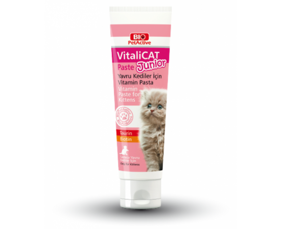 Bio Pet Active Vitalicat Paste Junior - Yavru Kedi Multivitamin Macunu